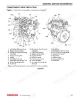 346c670e-b-exploded-view-37 Yanmar TNV series, 2TNV70, 3TNV70, 3TNV76 engine component identification diagram with numbered parts list.