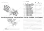 3503967f-b-exploded-view-4 Yanmar 4TNV94L-NHZ, 4JH-DT, 4JH-DTZA, 4JH-DTZ, 4JH-DTZY gear housing exploded view diagram and parts list table.