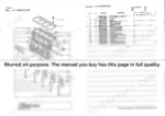 3503967f-b-parts-list-3 Yanmar 4TNV94L-NHZ, 4JH-DT, 4JH-DTZA, 4JH-DTZ, 4JH-DTZY cylinder block exploded view diagram and parts list table.