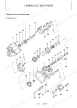 Yanmar ViO10 (EP) hydraulic equipment exploded view diagram showing pump components, housing, springs, and seals.