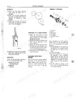 Nissan Diesel Motor Co., Ltd. PE6, PE6T P.T.O. gear system inspection, assembly procedures, and backlash specifications.