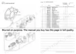 3bb5e4a8-b-parts-list-18 Yanmar 4TNV88-GGE, TNV SERIES starting motor exploded view diagram and parts list with reference numbers and descriptions.