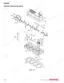 Yanmar 4TNE92-NMH, 4TNE92-NMHA, 4TNE98-NMH exploded view diagram of cylinder head components, valves, and rocker arms.