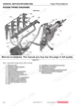 45e3f354-b-system-diagram-18 Yanmar 4BY, 6BY, BY series engine fuel piping diagram with labeled fuel system components and flow paths.