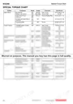 45e3f354-b-torque-54 Yanmar 4BY, 6BY, BY series engine special torque chart listing specifications for block, head, and timing components.