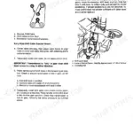 Yanmar 4LH series HSW630A1 marine gear shifting device adjustment procedure, cable bracket, and lever diagrams.