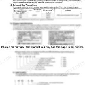 Yanmar L48EE, L70EE and L100EE (including the -D(E) variants) product outline, emission labels, and ID.