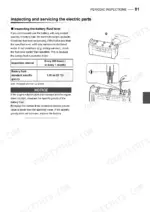 47ed4d71-b-maintenance-87 Yanmar 6EY17W battery fluid level inspection and specific gravity maintenance procedure with diagrams.