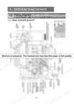 48846a61-b-system-diagram-55 Yanmar 6LPA-DTP, 6LPA-DTZP, 6LPA-STP, 6LPA-STZP, 6LPA-DTP/-DTZP, 6LPA-STP/-STZP piping diagram for fuel, oil, and cooling systems.