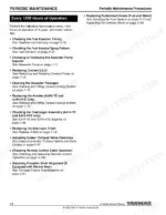 4acae73a-b3-maintenance-100 Yanmar 3JH5E, 4JH5E, 4JH4-TE, 4JH4-HTE 1000-hour periodic maintenance procedures list for engine components.