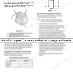 Yanmar 3JH5E, 4JH5E, 4JH4-TE, 4JH4-HTE cylinder block inspection, cap plug diagram, and dye penetrant procedure.