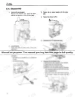 4bd384c5-b-procedures-18 Yanmar TF series engine disassembly procedures for cooling water, oil, air cleaner, muffler, and fuel injection valve.