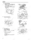 Yanmar TF series disassembly guide for gear housing, cylinder rear cover, and balancer shaft removal procedures.