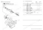 Yanmar 4JH2E, 4JH2-TE, 4JH2-THE, 4JH2-DTE, 4JH2-UTE(B), 4JH2-HTE exploded view and parts list for cooling sea water pump.
