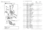 Yanmar 4JH2E, 4JH2-TE, 4JH2-THE, 4JH2-DTE, 4JH2-UTE(B), 4JH2-HTE fuel injection pump exploded view and parts list table.