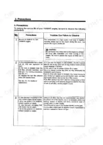 6a5843cc-b-maintenance-11 Yanmar 6LY(M)-UTE, 6LY(M)-UTEHD, 6LY(M)-STE, 6LY(M)-UTE STE engine precautions and fuel/oil maintenance table.