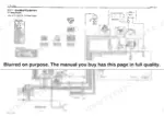6ba1d51f-b-wiring-66 Yanmar 4JH3-TE, 4JH3-HTE, 4JH3-DTE electrical wiring diagram for 12V New B type system with starter switch table.