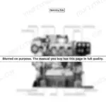 Yanmar 4CHL-N, 4CHL-TN, 6CHL-N, 6CHL-TN, 6CHL-HTN nomenclature diagram showing engine operating side components.