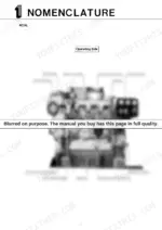 Yanmar 4CHL-N, 4CHL-TN, 6CHL-N, 6CHL-TN, 6CHL-HTN nomenclature diagram showing engine operating side components.