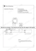 Yanmar 4CHL-N, 4CHL-TN, 6CHL-N, 6CHL-TN, 6CHL-HTN standing engine wiring diagram showing starter switch and motor.