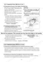 71d008d3-b-maintenance-55 Yanmar 4LHA-HTP series V-belt tension inspection and adjustment diagram for the alternator.