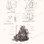 Yanmar 1SM, 2SM, 3SM external dimensions, flywheel detail, bottom view, and engine parts location diagram.