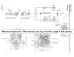 74a36264-b2-specs-19 Yanmar 3JH2 Series engine outline diagram showing dimensions, propeller shaft coupling, and pulley details.
