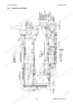 756c9c30-b-hydraulic-101 Yanmar EG907, EG907HMT hydraulic lines diagram showing PTO valve, gear pump, HST filter, and oil cooler connections.