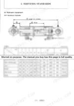 78b354a5-b-torque-40 Yanmar ViO50-1 hydraulic cylinder diagram and servicing standards table with torque specifications and dimensions.