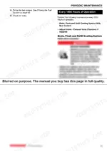 7d408f42-b-maintenance-113 Yanmar TNV series manual page 91: 1000-hour periodic maintenance, cooling system flushing, and scald hazard safety.