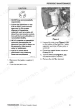 Yanmar 4BY, 6BY, BY series fuel filter water separator maintenance procedure and diagram.