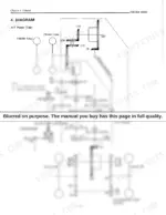 89e825b8-b-system-diagram-18 Yanmar YM169, YM169D power train system diagram showing engine, propeller shaft, one-way clutch, and differential lock.