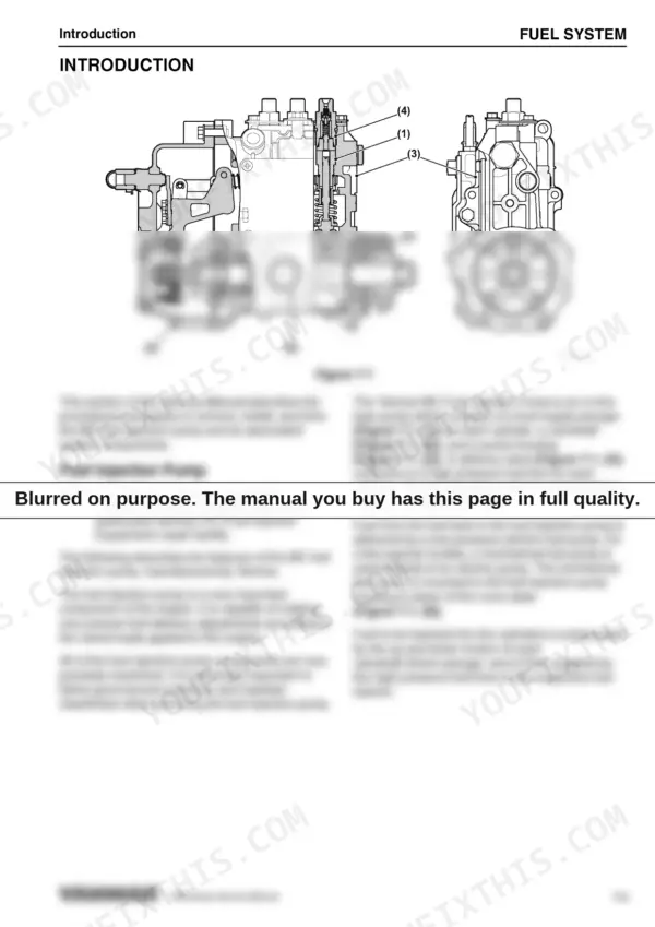 Yanmar 3TNM68, 3TNM72 fuel injection pump diagram and description of MC fuel injection pump components and operation.