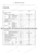 900b0ada-b2-specs-18 Yanmar ViO50-6A technical data table showing machine dimensions, travel performance, and work performance specifications.