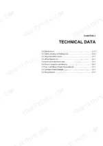 900b0ada-b2-toc-16 Yanmar ViO50-6A service manual Chapter 2 Technical Data table of contents listing specifications and schematics.