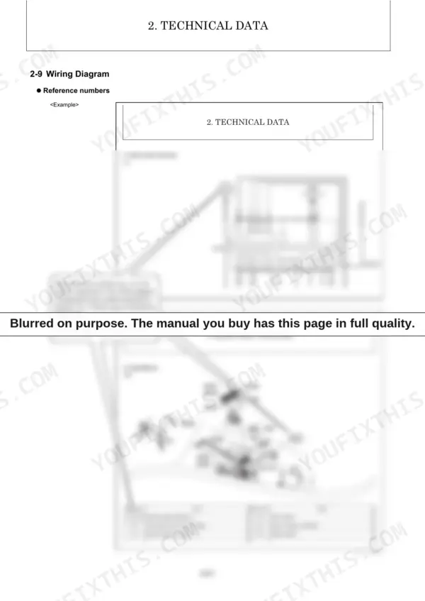 Yanmar ViO50-6A wiring diagram showing seat mount harness, LCD monitor connections, and electrical component reference table.
