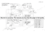 91d454f4-b-hydraulic-37 Yanmar C50R-3(R) hydraulic circuit diagram showing gear pump, travel motors, control valves, and component parts list.