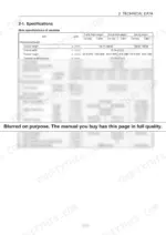 91d454f4-b-specs-29 Yanmar C50R-3(R) technical specifications table for dimensions, weight, traveling performance, and work performance.