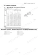91d454f4-b-torque-57 Yanmar C50R-3(R) service manual tightening torque table for coarse and fine thread vehicle bolts and nuts.
