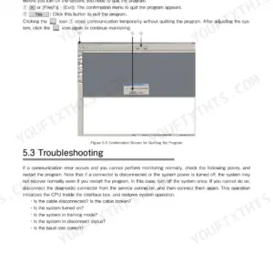 Yanmar TNV Series Engine Diagnostic Service Tool, software exit and troubleshooting guide