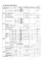 980f4ad3-b-clearances-115 Yanmar 6CX-ETE service standard table for cylinder liner, piston, rings, and cylinder head clearance specifications.