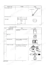 980f4ad3-b-procedures-9 Yanmar 6CX-ETE service manual table listing special tools for clutch, exhaust manifold, and fuel valve maintenance.