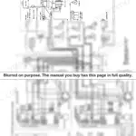 Yanmar 6CX-ETE wiring diagram for E and E2 type instrument panels showing sensors, relays, and starter connections.
