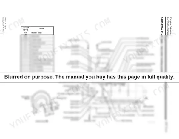 a1c11ece-b-system-diagram-29 Yanmar 3JH2-E, 3JH2-BE, 3JH2-TE, 3JH2-TBE, 3JH25A, 3JH30A, 3JH2 series piping diagram for fresh and sea water cooling systems.