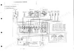 Yanmar B37V hydraulic circuit schematic showing motors, cylinders, control valves, and relief valve pressure settings.