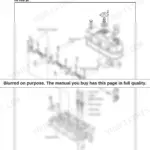 Yanmar 3JH4(B)(C)(M)E exploded view of cylinder head, rocker arm assembly, valves, and cover components.