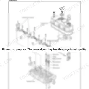 Yanmar 3JH4(B)(C)(M)E exploded view of cylinder head, rocker arm assembly, valves, and cover components.