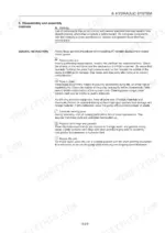 a4107815-b2-procedures-81 Yanmar C50R-3C hydraulic system disassembly and assembly general repair instructions for 4T variable displacement pumps.