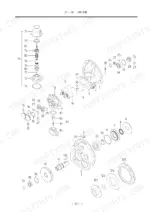 Airman PDS265 Series exploded view of air end assembly components.