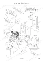 Airman PDS265 Series exploded view of engine, fuel, electric